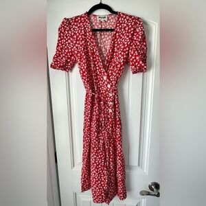 Rouje GABIN DRESS in Dimanche Bucolique Rouge